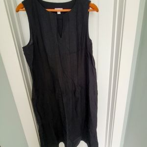 Linen J. Jill dress black